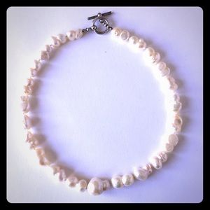 Baroque pearl necklace